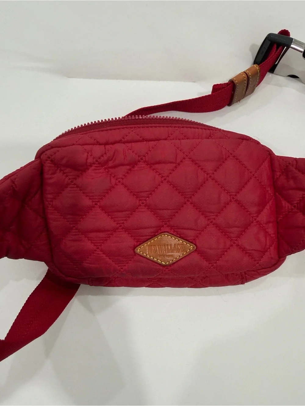 Mz Wallace Metro Quilted Red Belt Bag